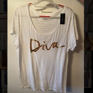 Womens Lane Bryant Diva Shirt